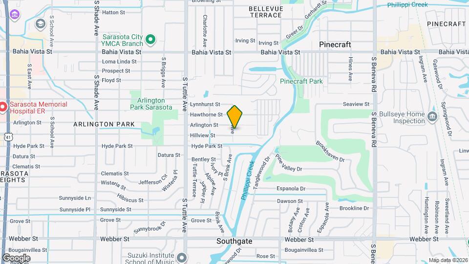 3005 Hillview St Map and Location Details