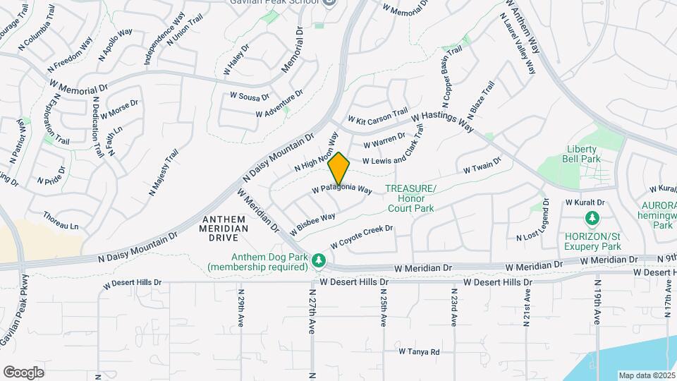 2607 W Patagonia Way Map and Location Details