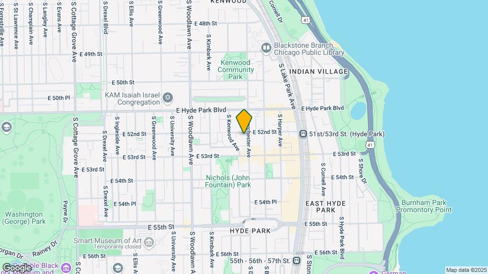5202-5212 S Dorchester Ave Map and Location Details