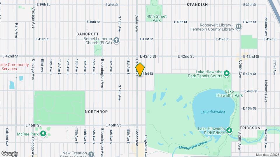 4315 Cedar Ave S, Unit Unit B Map and Location Details