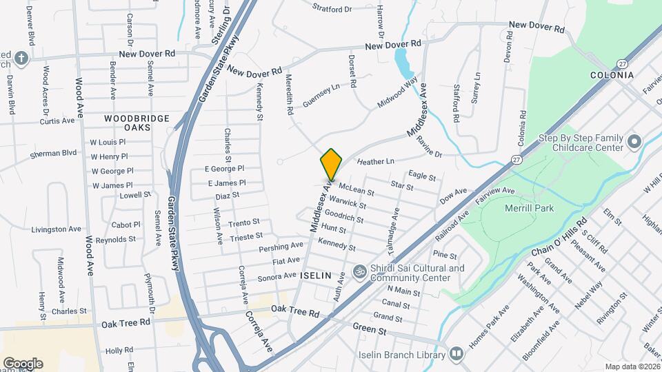 264 Middlesex Ave Mapa y Detalles de la Ubicación