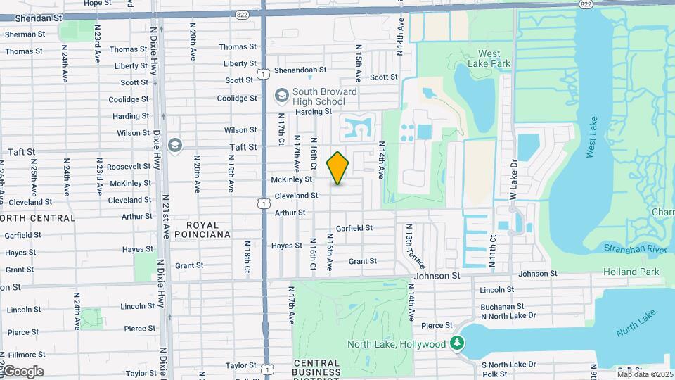 1533 Cleveland St Map and Location Details