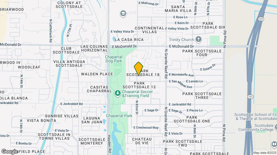 8201 E Montebello Ave Map and Location Details