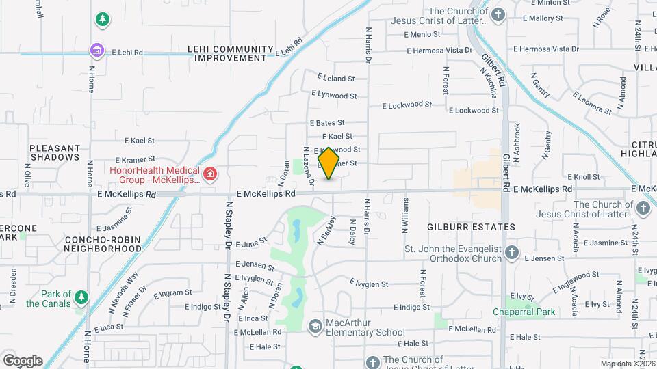 1449 E Knoll Cir Map and Location Details