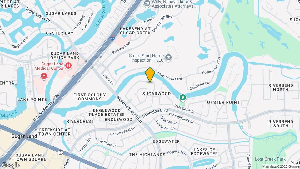 1698 Creekside Dr Map and Location Details