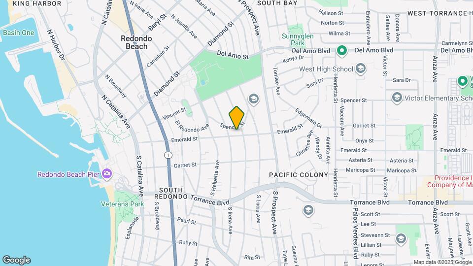 917 Emerald St Map and Location Details