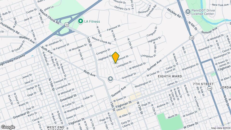 1337 W Livingston St, Unit 1337 W Livingston St Apt 3 Map and Location Details
