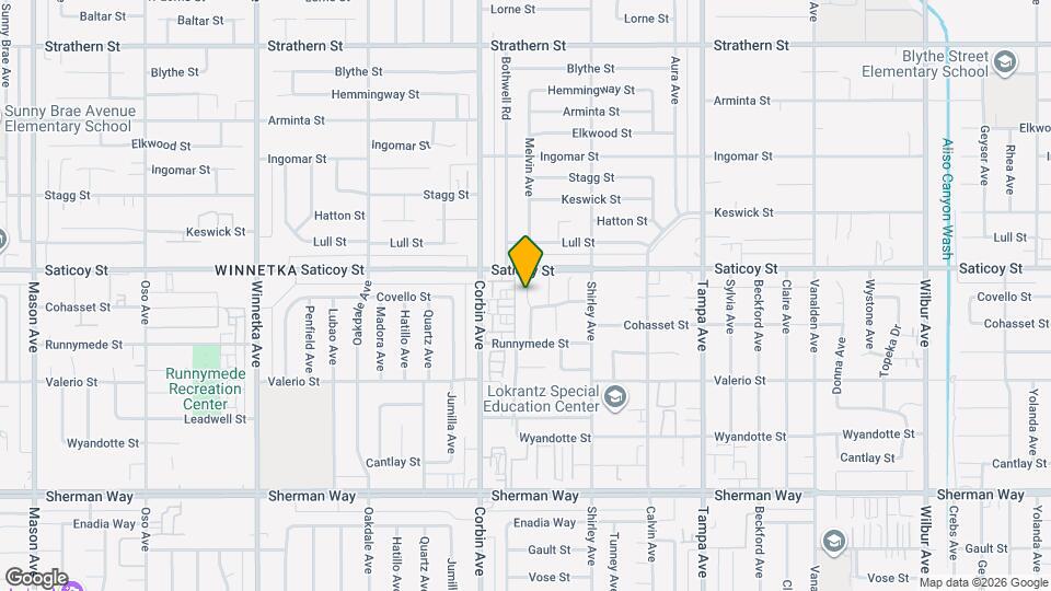 7533 Bovey Ave Mapa y Detalles de la Ubicación