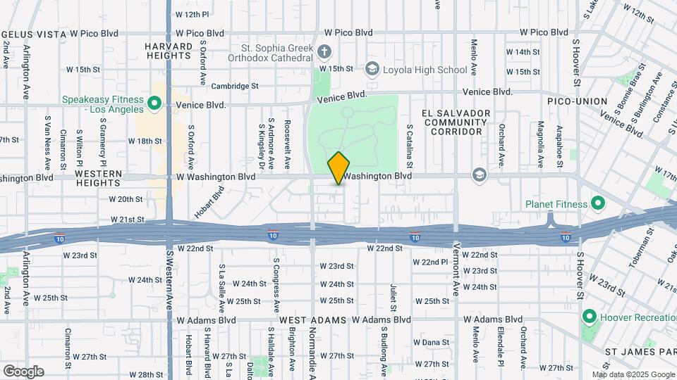 1839-1845 Cordova St Mapa y Detalles de la Ubicación