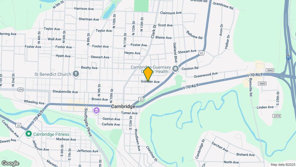 1210 Gomber Ave Map and Location Details