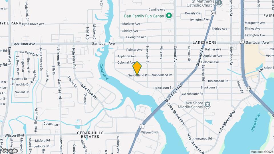 5246 Sunderland Rd Map and Location Details