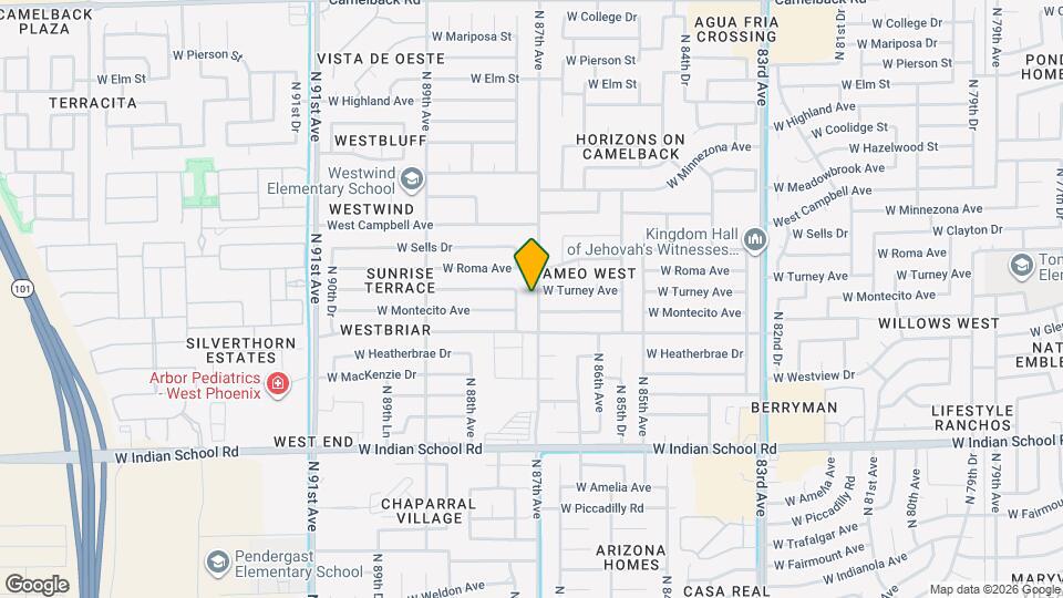 4330 N 87th Ave Mapa y Detalles de la Ubicación