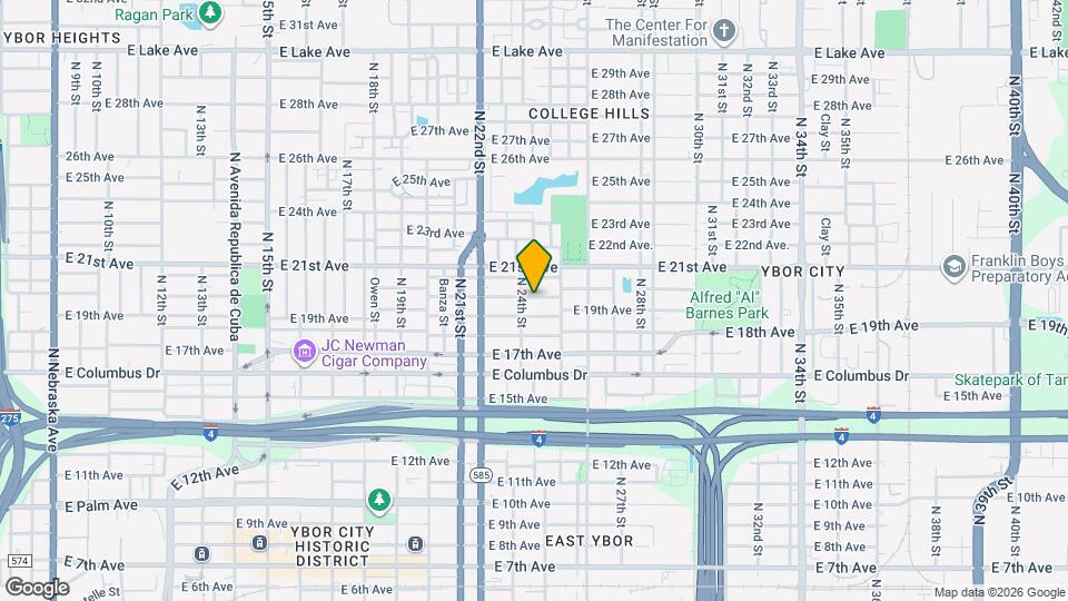 2405 E 20th Ave Mapa y Detalles de la Ubicación