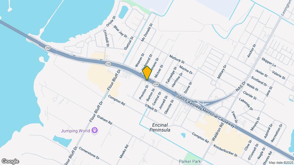 9815 S Padre Island Dr Map and Location Details