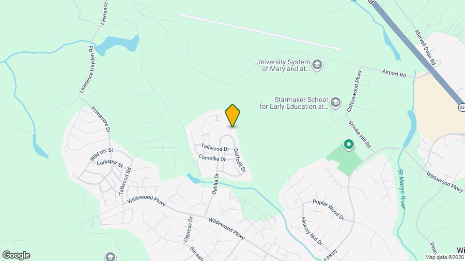 23432 Aster Way Map and Location Details