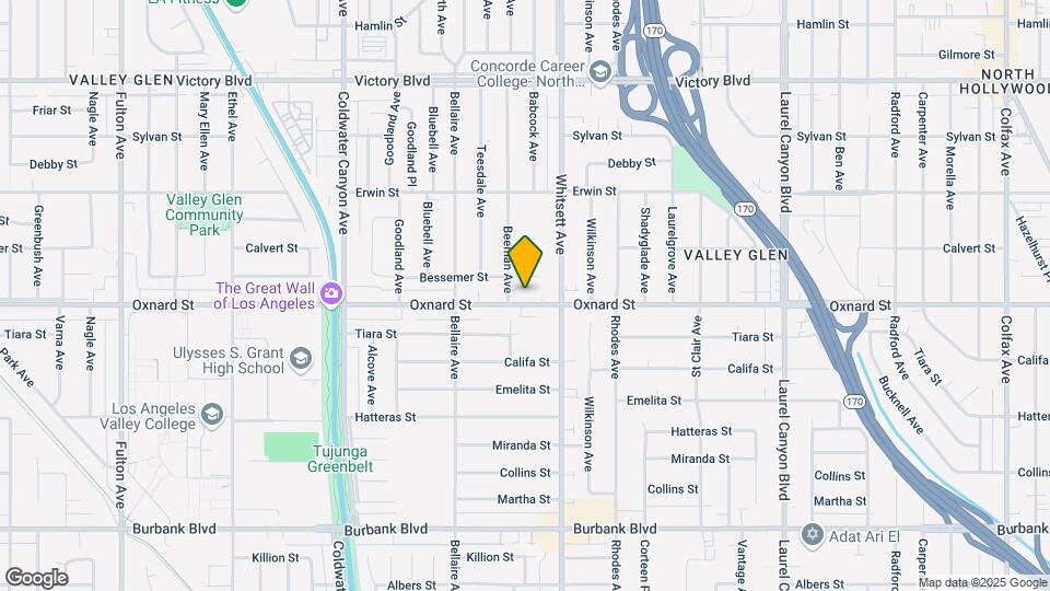 12535 Oxnard Street Map and Location Details