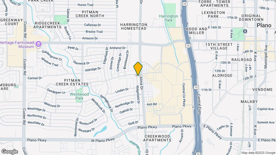 1024 Ridgefield Dr Map and Location Details