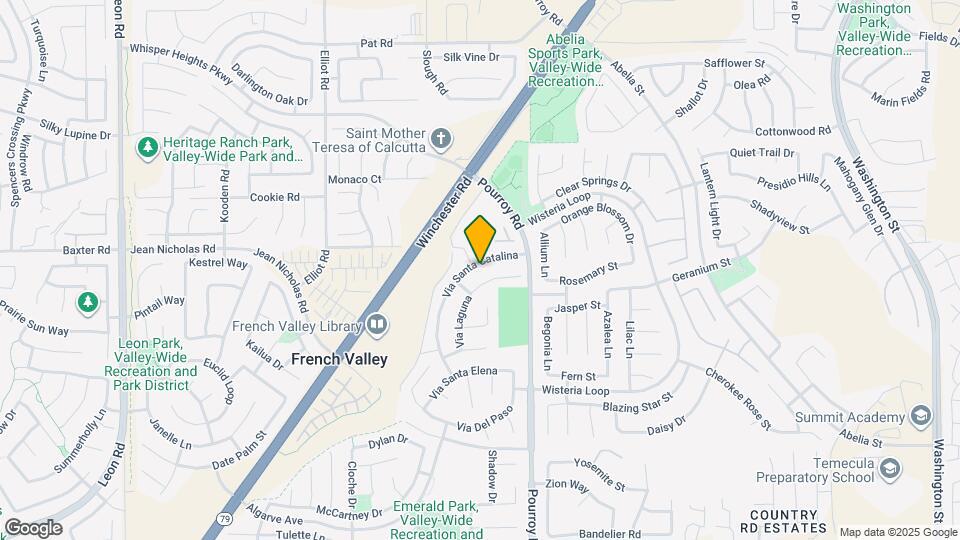 35108 Via Santa Catalina Map and Location Details