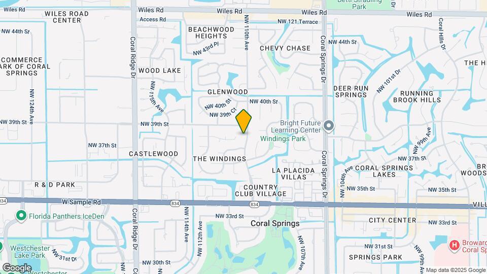 3800 NW 110th Ave Map and Location Details