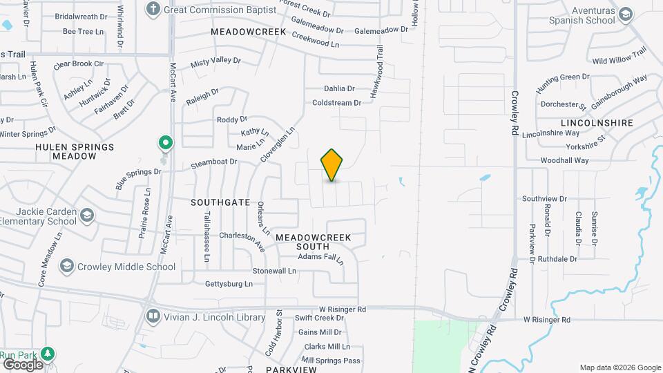 8320 Hackberry Tree Dr Map and Location Details