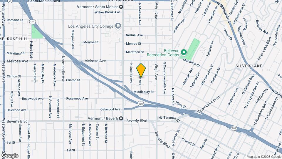 552 N Madison Ave Map and Location Details