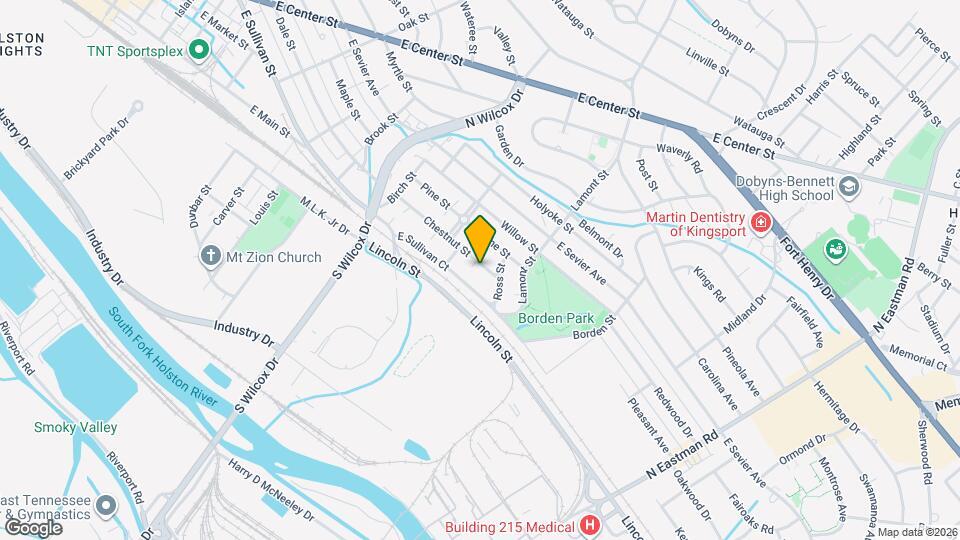 1329 Chestnut St Map and Location Details