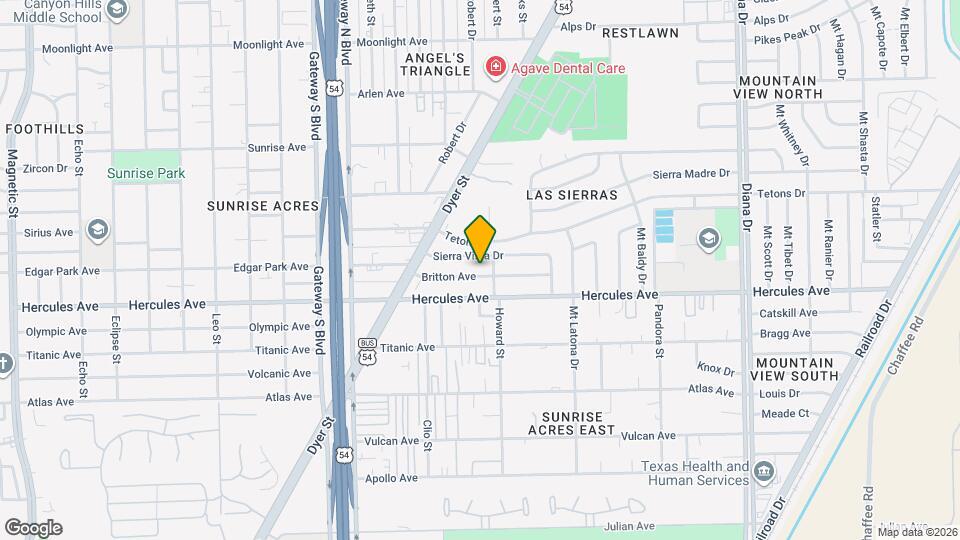 4609 Britton Ave Map and Location Details