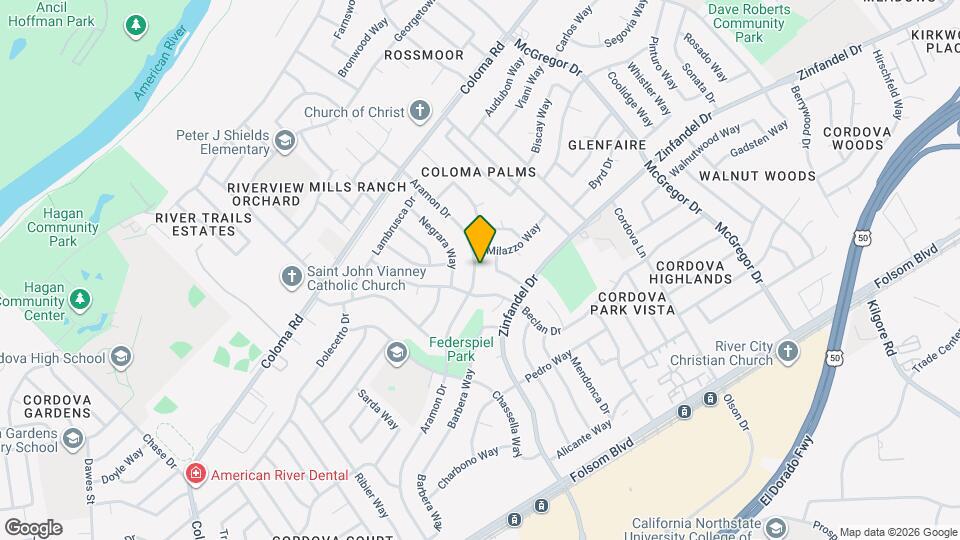 2453 Aramon Dr Mapa y Detalles de la Ubicación