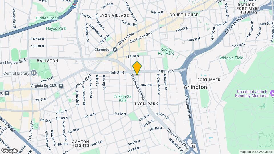 926 N Edgewood St Map and Location Details