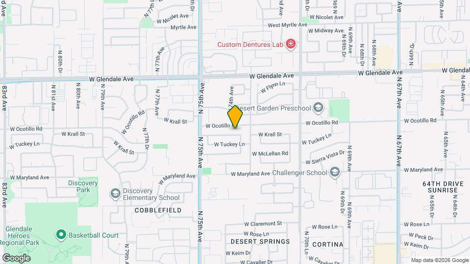 7320 W Krall St Map and Location Details