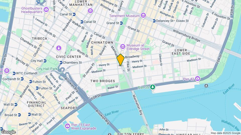 125 Madison St Map and Location Details