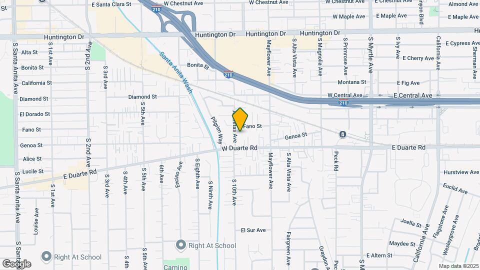 1716 Alamitas Ave Mapa y Detalles de la Ubicación