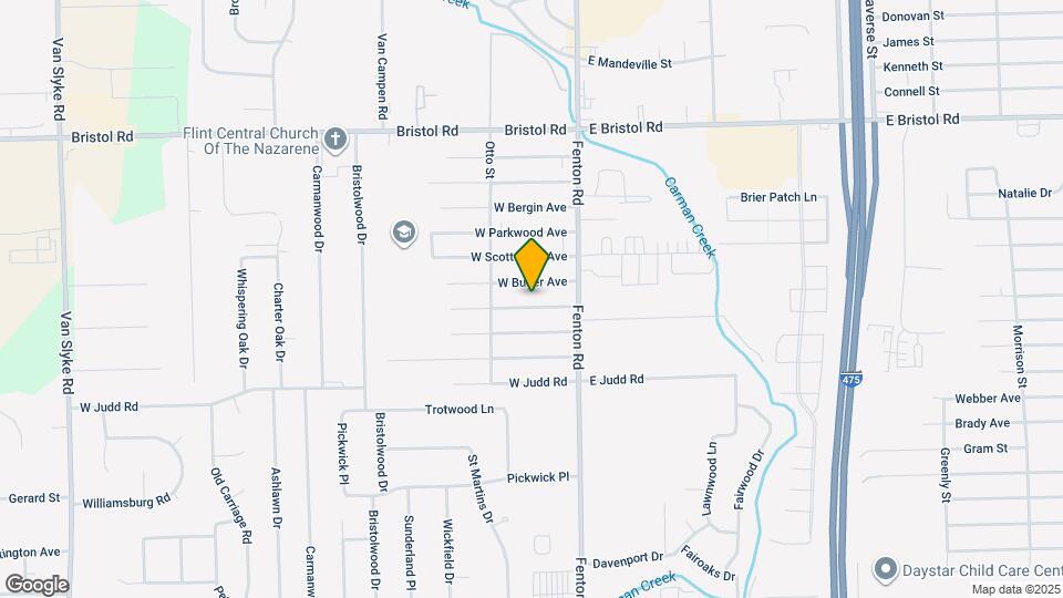 1050 W McLean Ave Map and Location Details