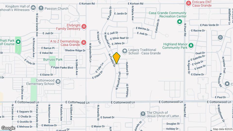 1745 N Westfall Trail Mapa y Detalles de la Ubicación