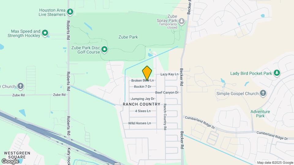 24307 Broken Bow Ln Map and Location Details