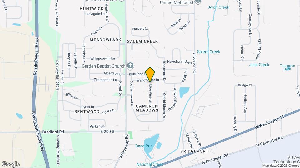 1826 Blue Pine Ln Map and Location Details