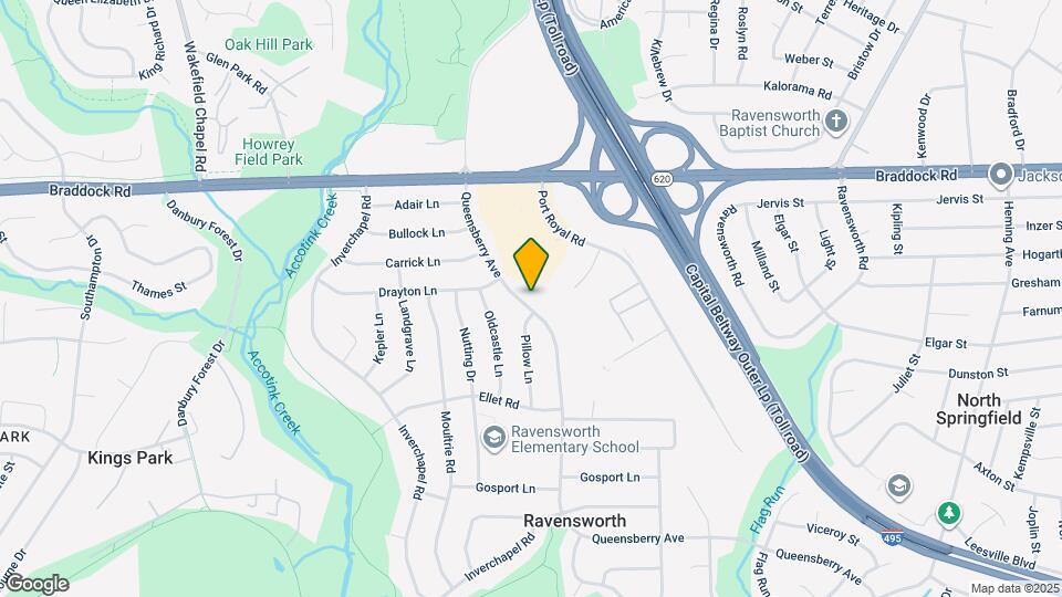 5233 Queensberry Ave Map and Location Details