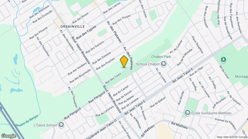 2401 Des Tours Rue Map and Location Details