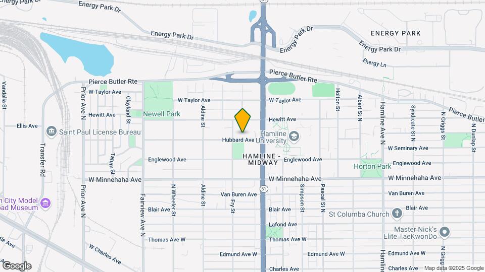 1619 Hubbard Ave Map and Location Details