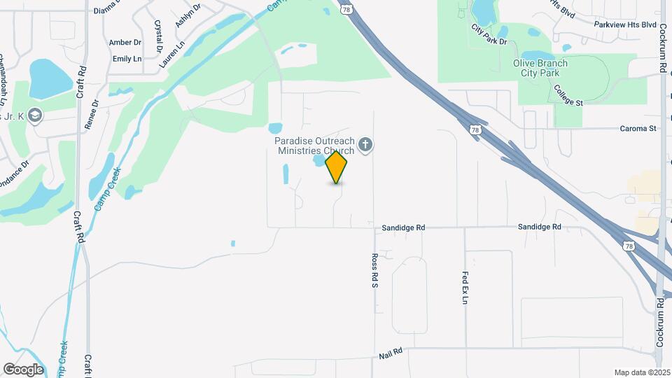 6125 Humphreys Dr Map and Location Details