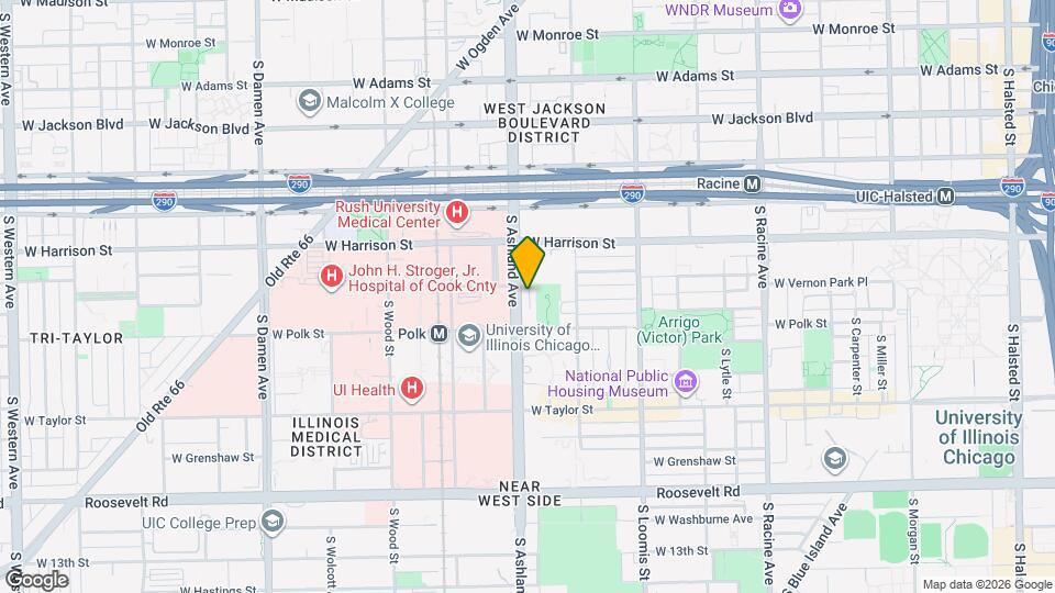 711 S Ashland Ave Map and Location Details