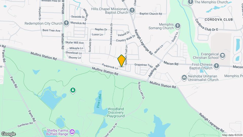7072 Parkbrook Ln Mapa y Detalles de la Ubicación