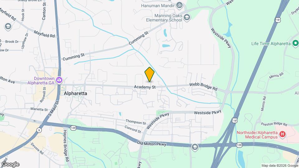 1001-1005 Poplar Ridge Run Map and Location Details