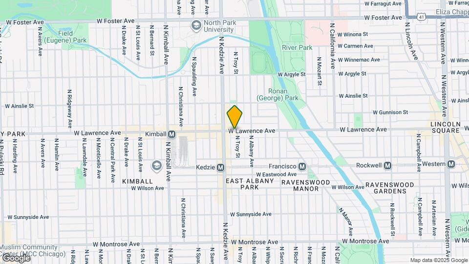 3137 W Lawrence Ave Map and Location Details