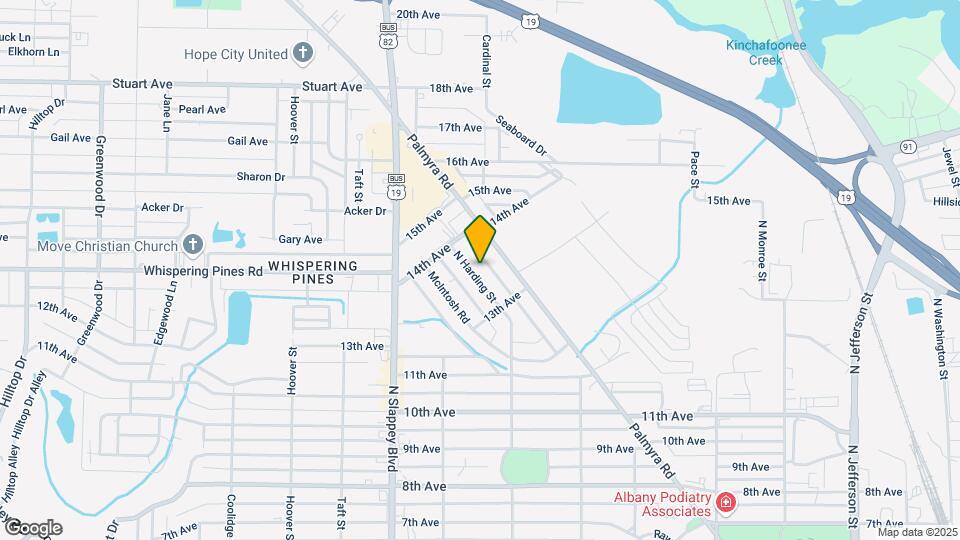 2014 N Harding St Map and Location Details