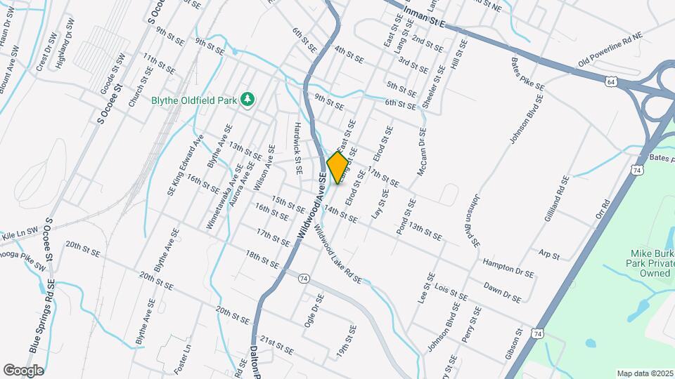 1123 Lang St SE Mapa y Detalles de la Ubicación