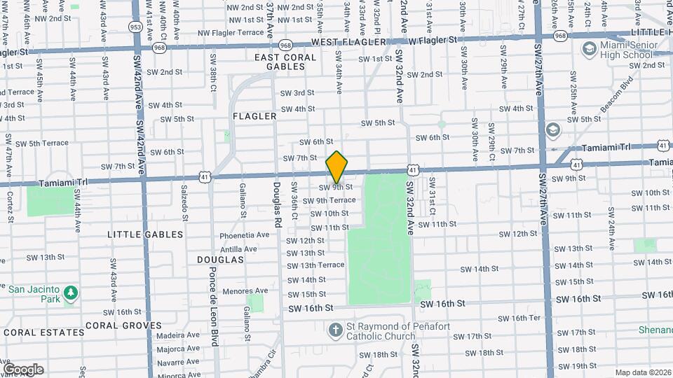 3450 SW 9th St Map and Location Details