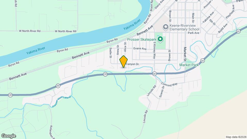 325 Canyon Dr Map and Location Details