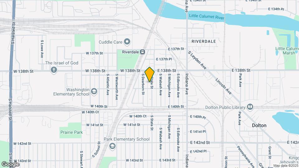 13834 S State St Mapa y Detalles de la Ubicación