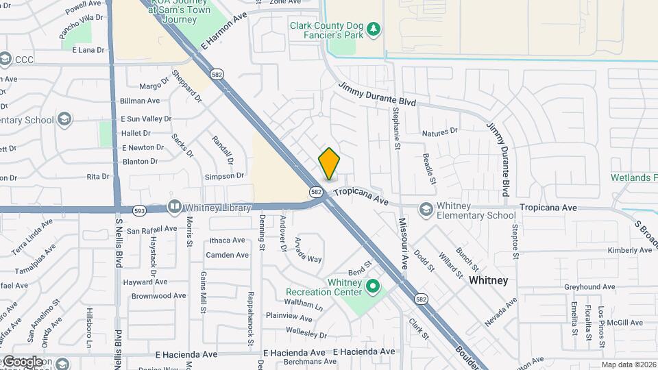 5523 Baccarat Ave Map and Location Details